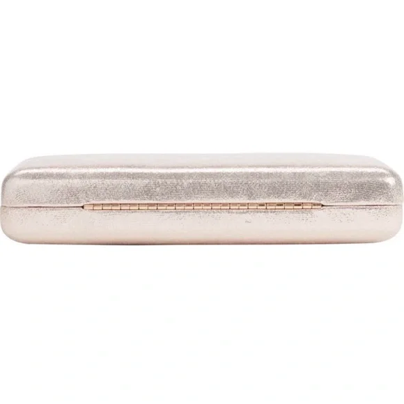 NWT Nordstrom Metallic Box Clutch - Picture 6 of 9